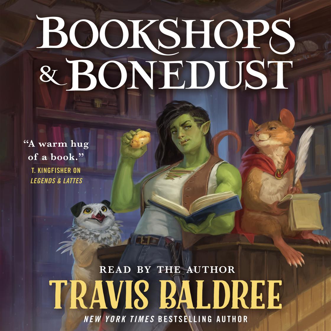 View audiobook of Bookshops & Bonedust by Travis Baldree