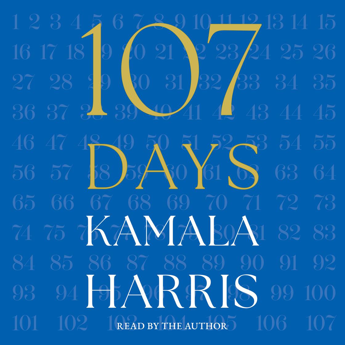 View audiobook of 107 Days by Kamala Harris