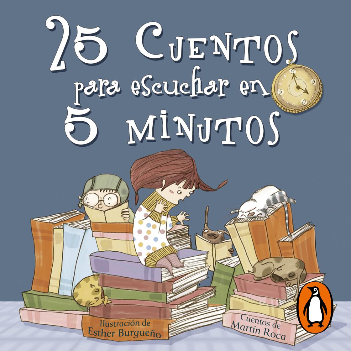 View audiobook of 25 cuentos para escuchar en 5 minutos by Esther Burgueño & Martín Roca