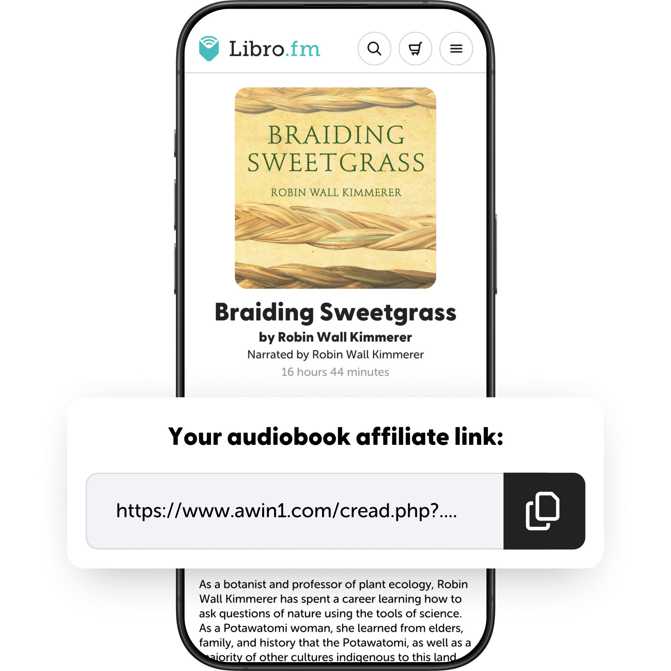 Libro.fm affiliate generator